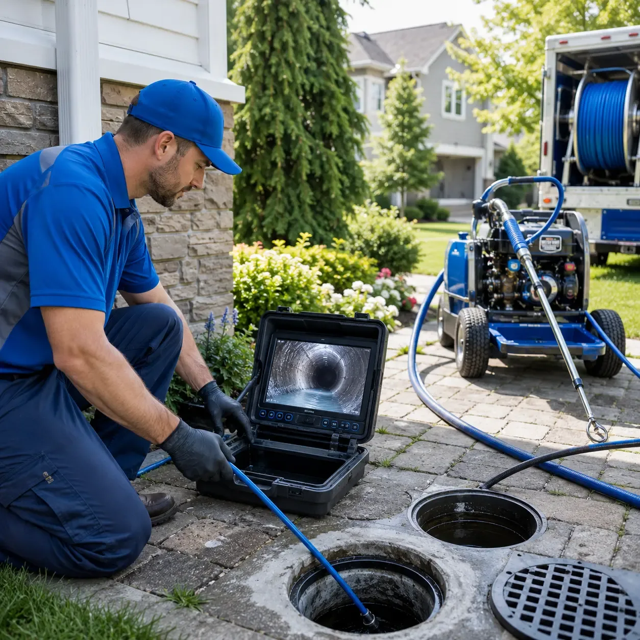 Outdoor drain cleaning professionals serving Belleville, PA